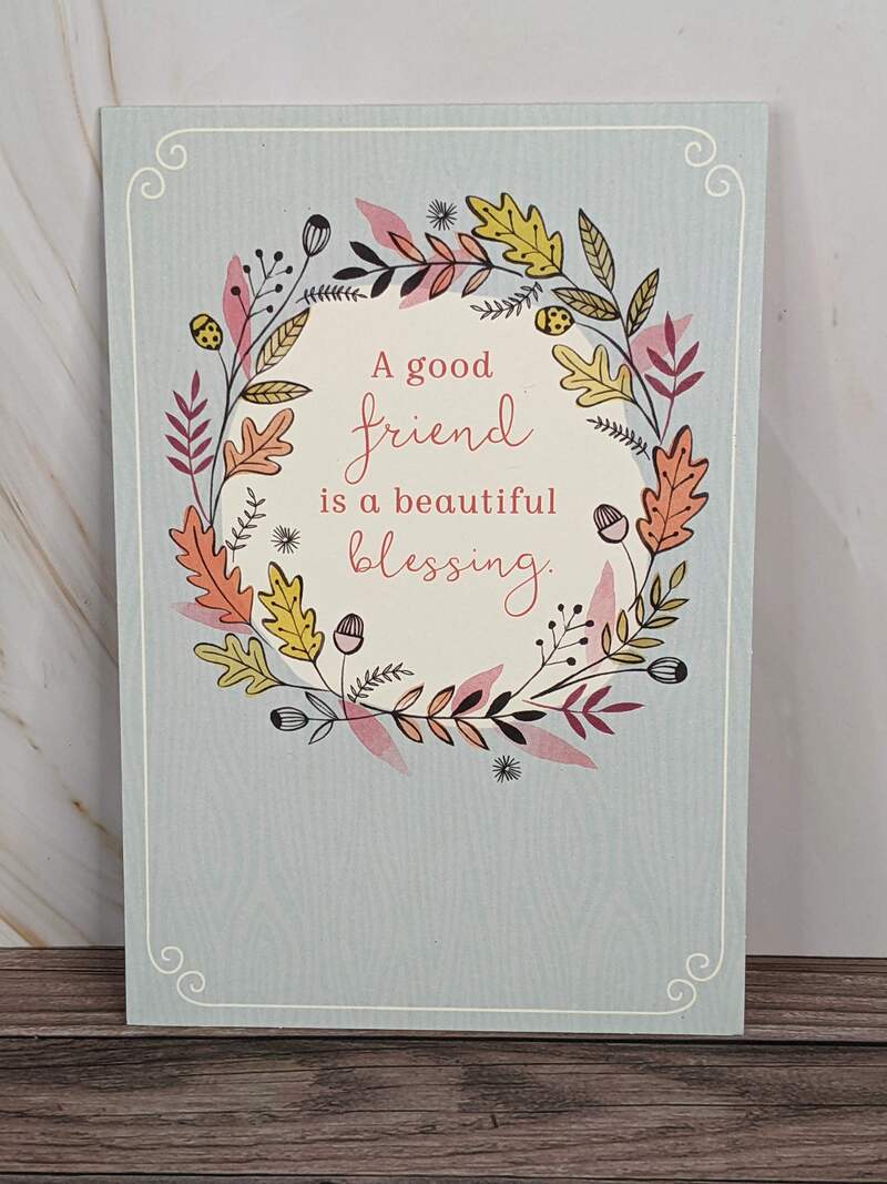Good Friend Thanksgiving Card