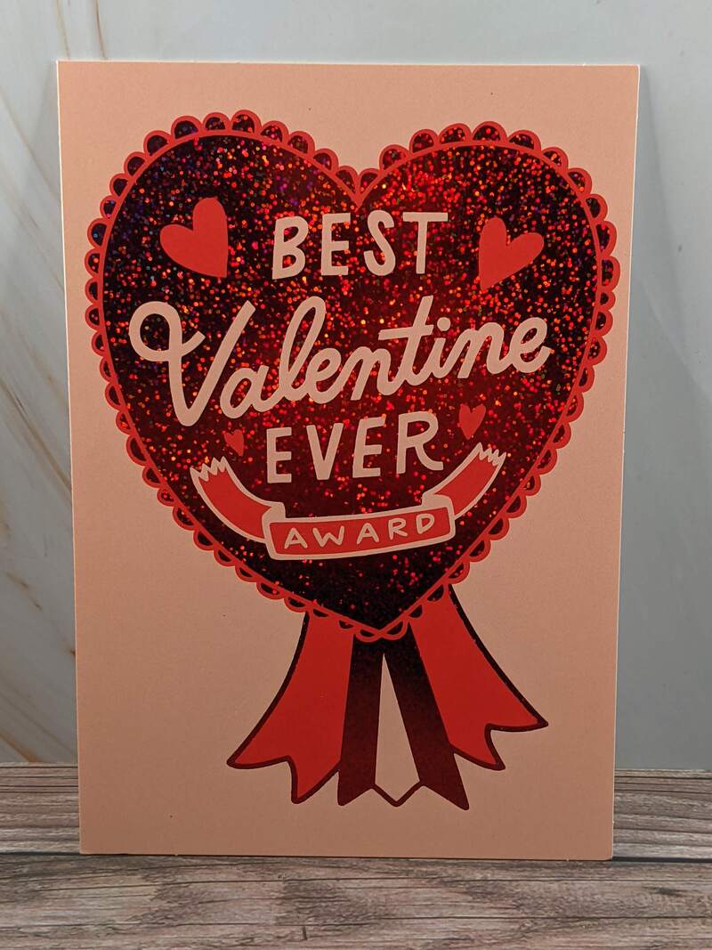 Best Valentine Ever Award Card