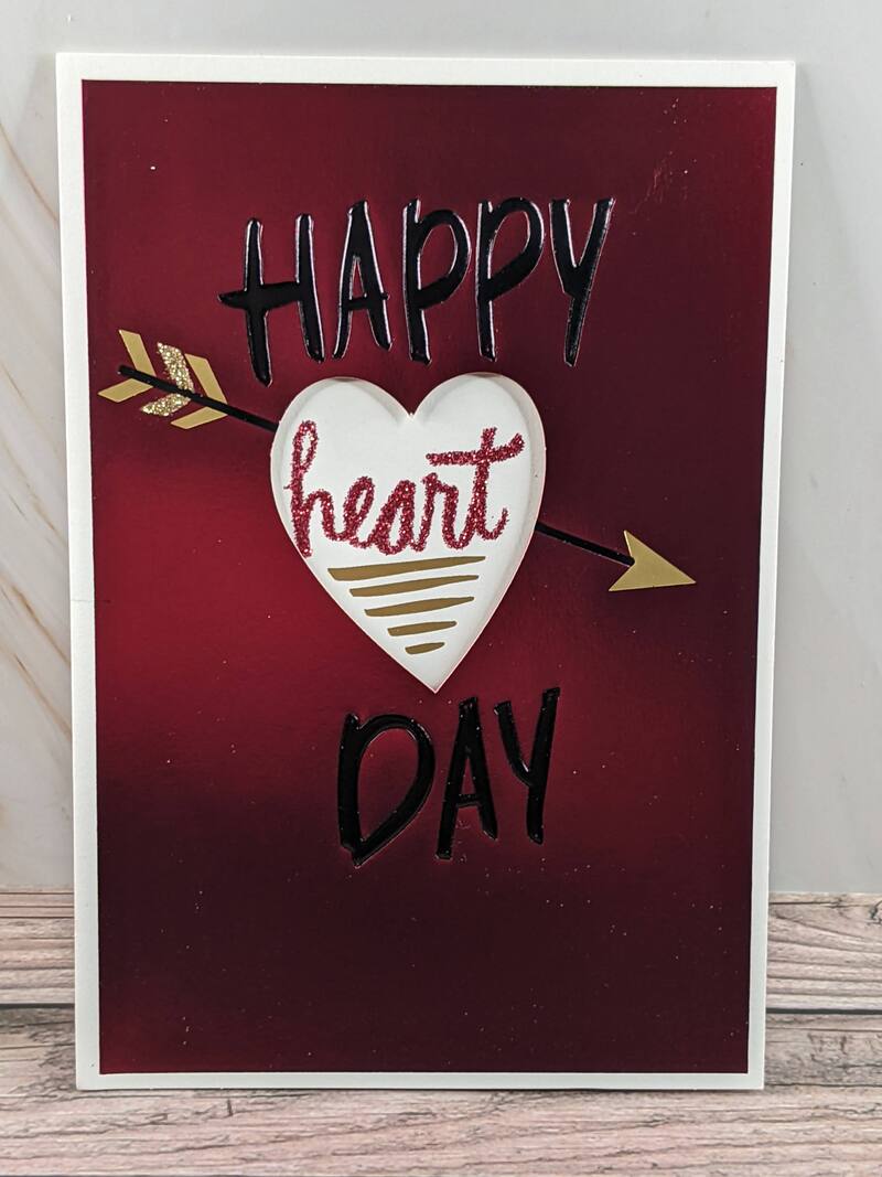 Happy Heart Day Valentine Card