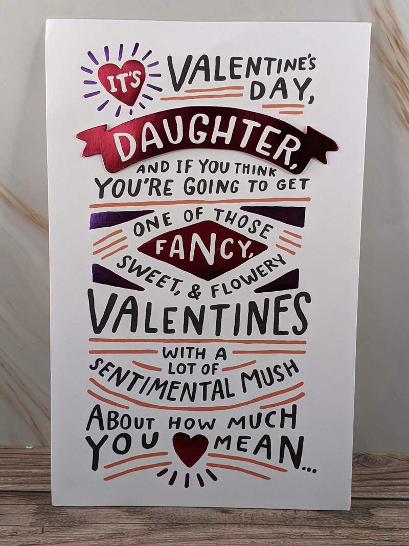Valentine Pop-Up Card for Daughter