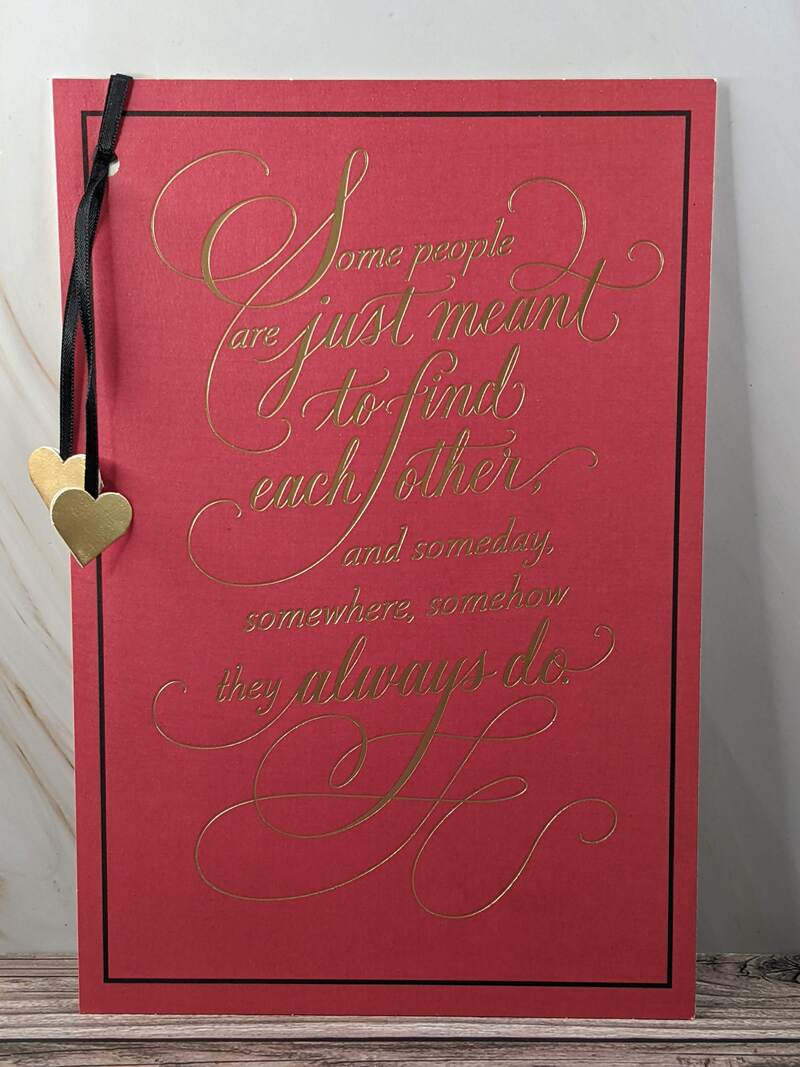 Meant to Find Each Other Valentine Card
