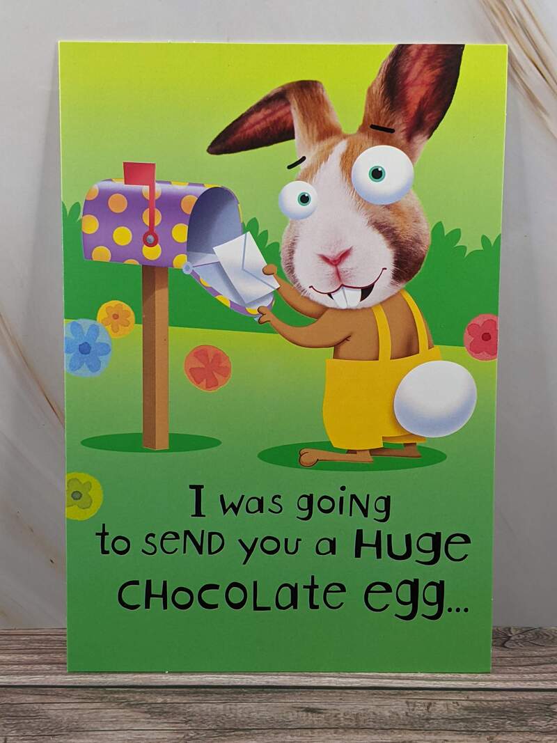 Silly Bunny Easter Card