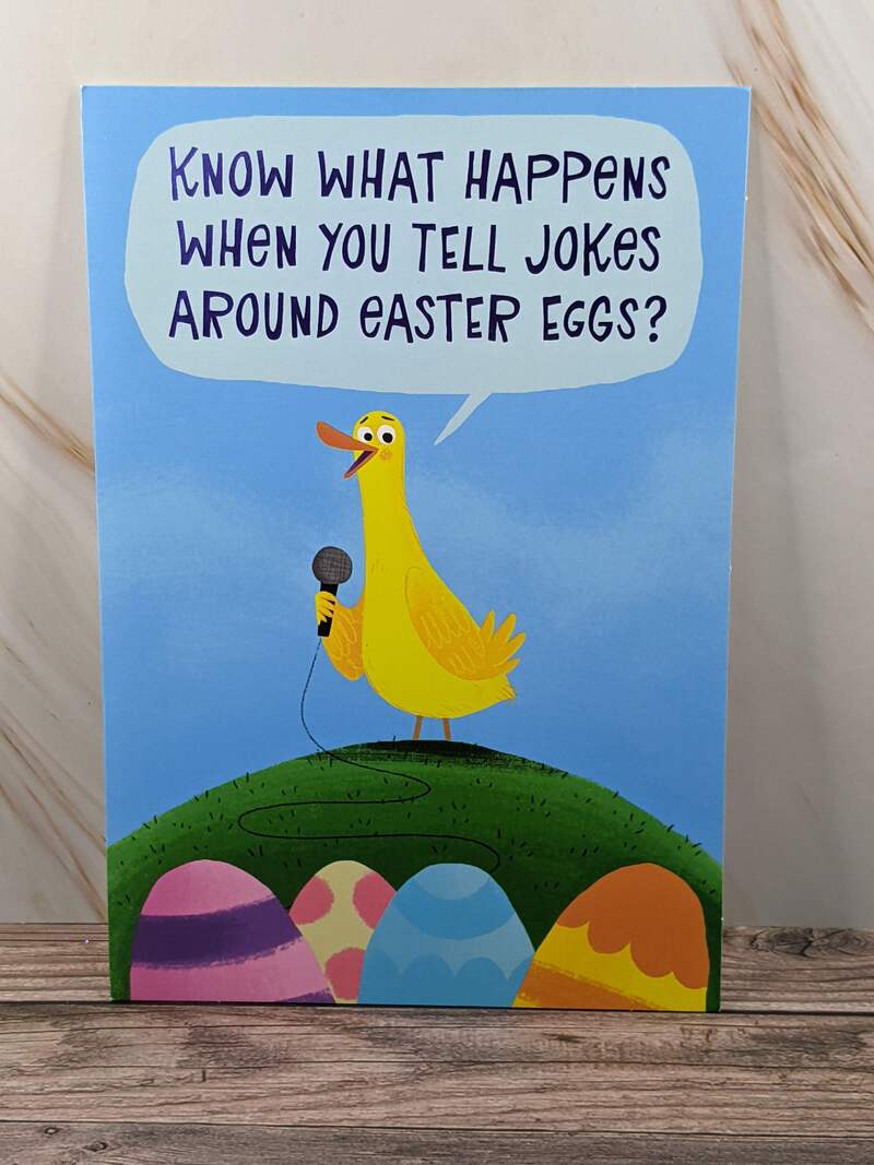 Easter Egg Joke Card
