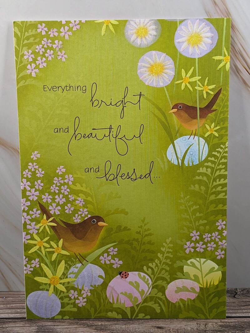 Bright and Beautiful Easter Wishes Card