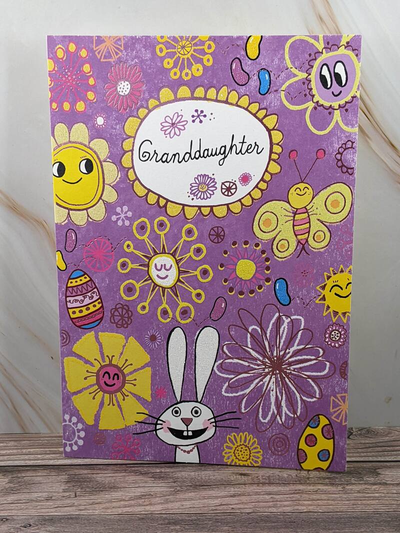 Happy Easter Card for Granddaughter