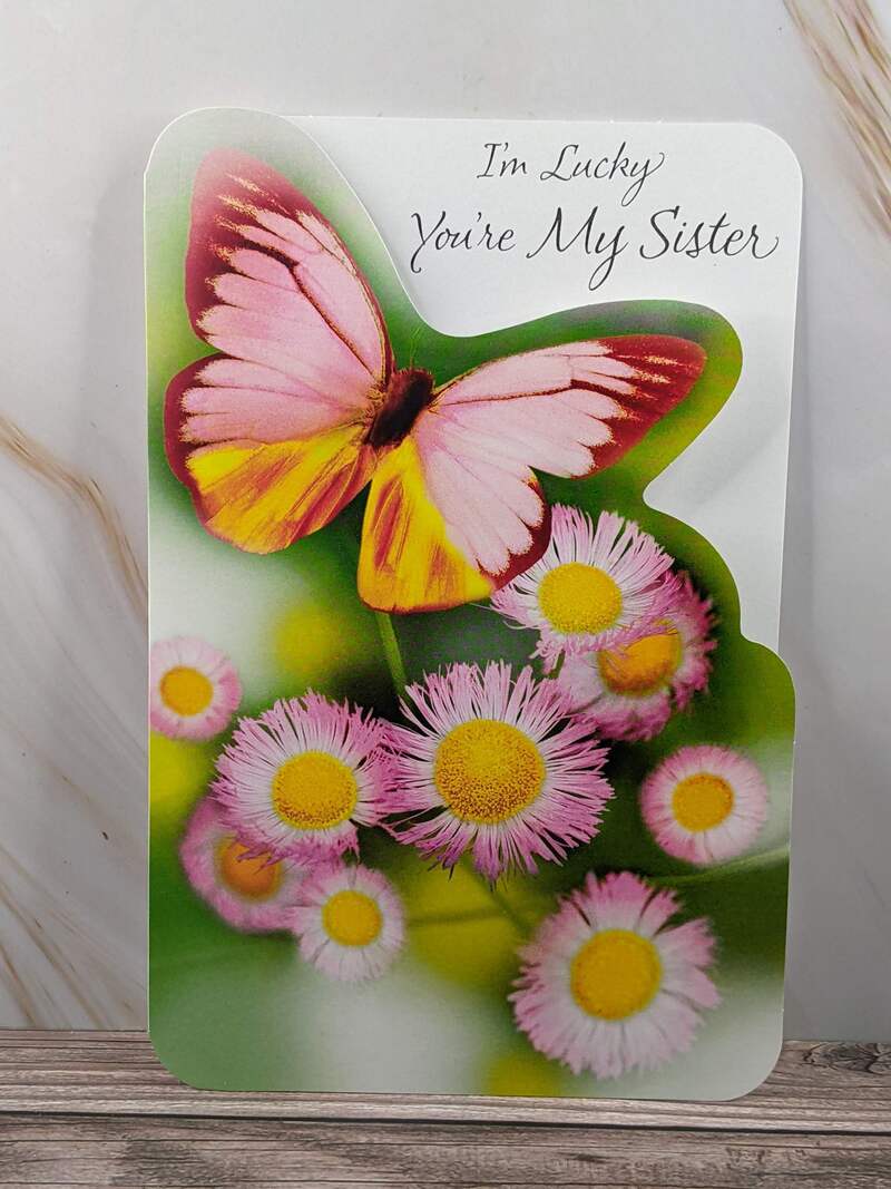 Grateful Easter Card for Sister