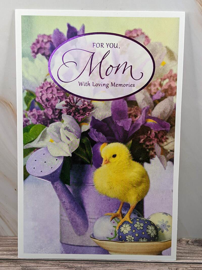Loving Memories Easter Card for Mom