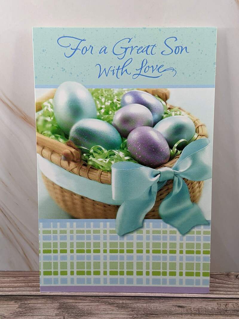 Easter Card for Son with Love