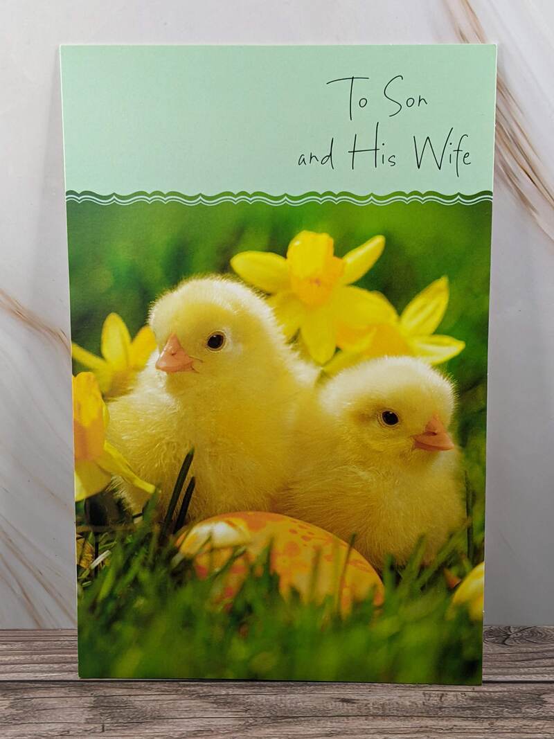 Easter Card for Son and His Wife