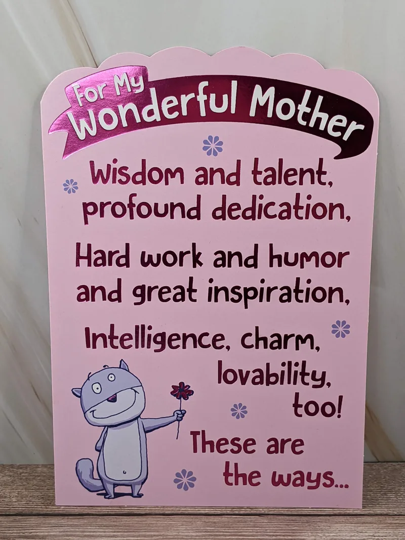 I Take After You Mother's Day Card