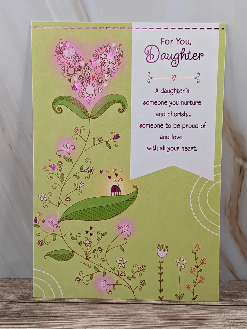 Mother's Day Card for Deserving Daughter