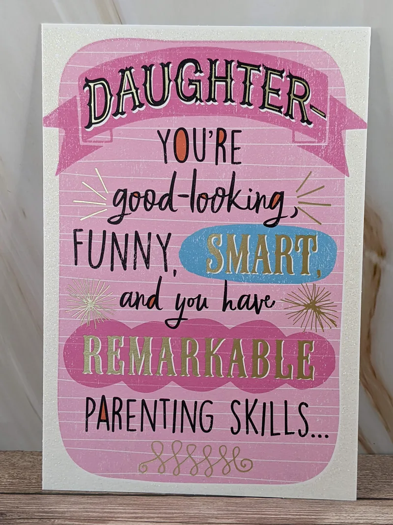 Fun Mother's Day Card for Daughter