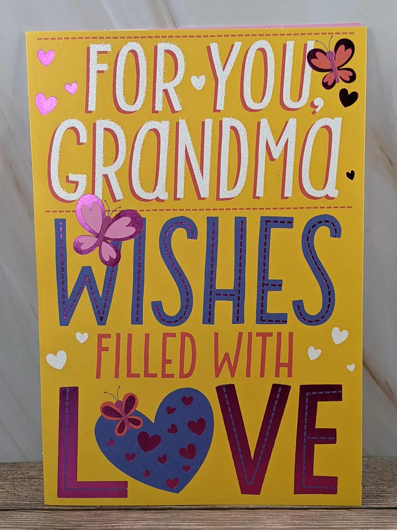 Mother's Day Card of Love for Grandma