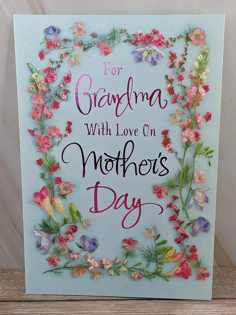 Mother's Day Card for Caring Grandma