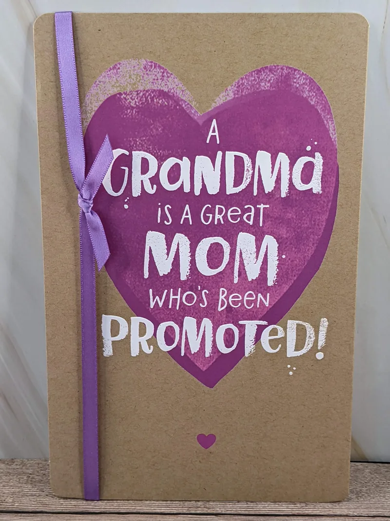 Mom Promoted To Grandma Mother's Day Card