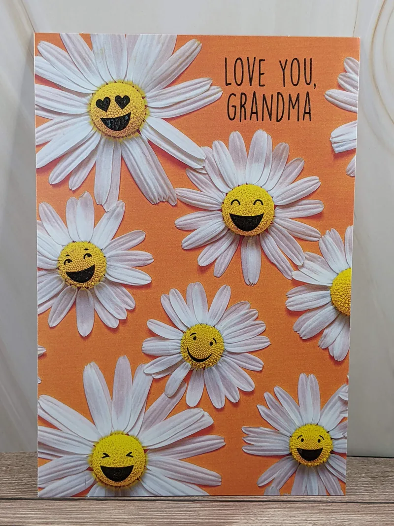 Happy Mother's Daisy Card for Grandma