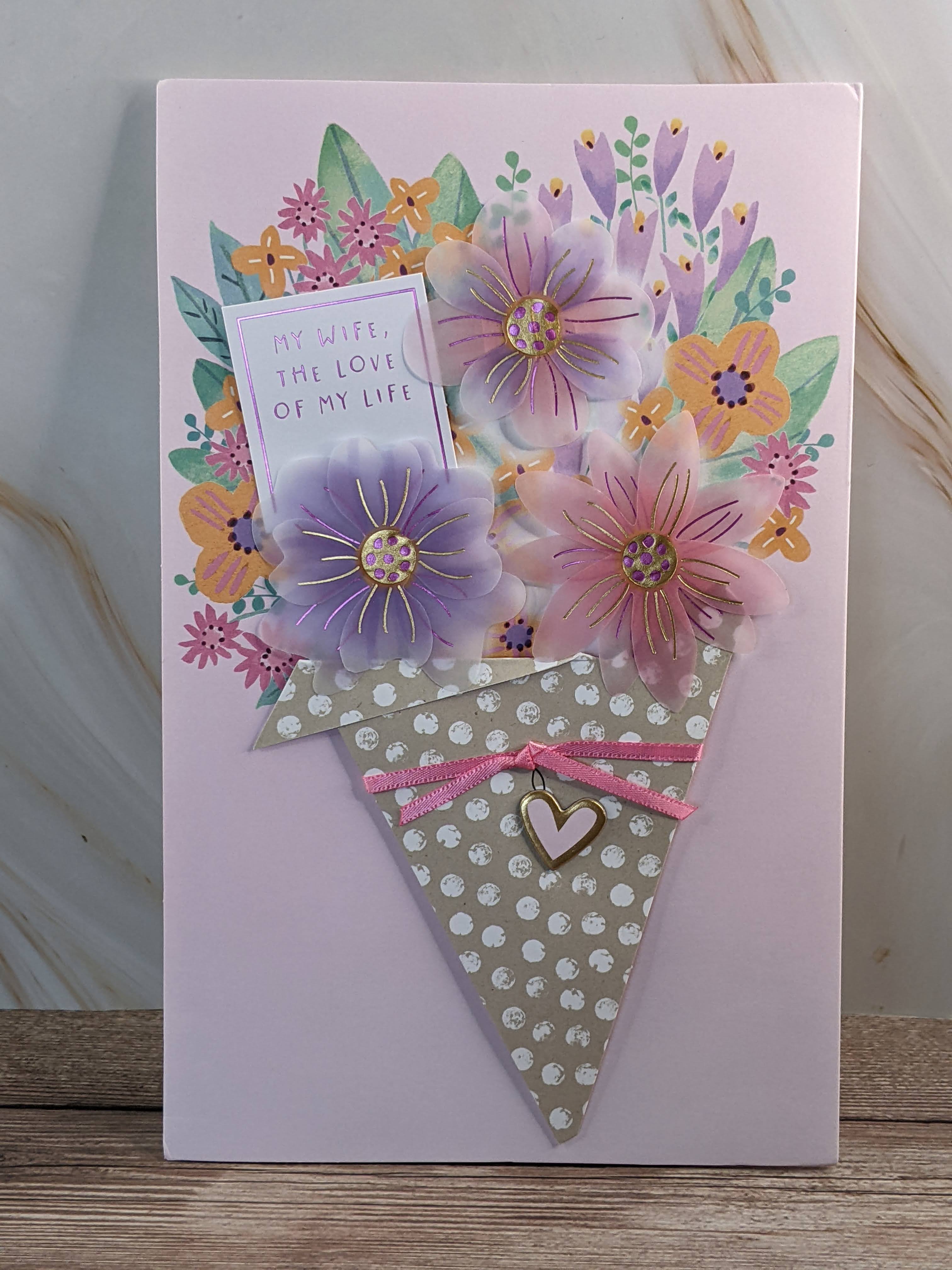 All My Heart Mother's Day Card for Wife