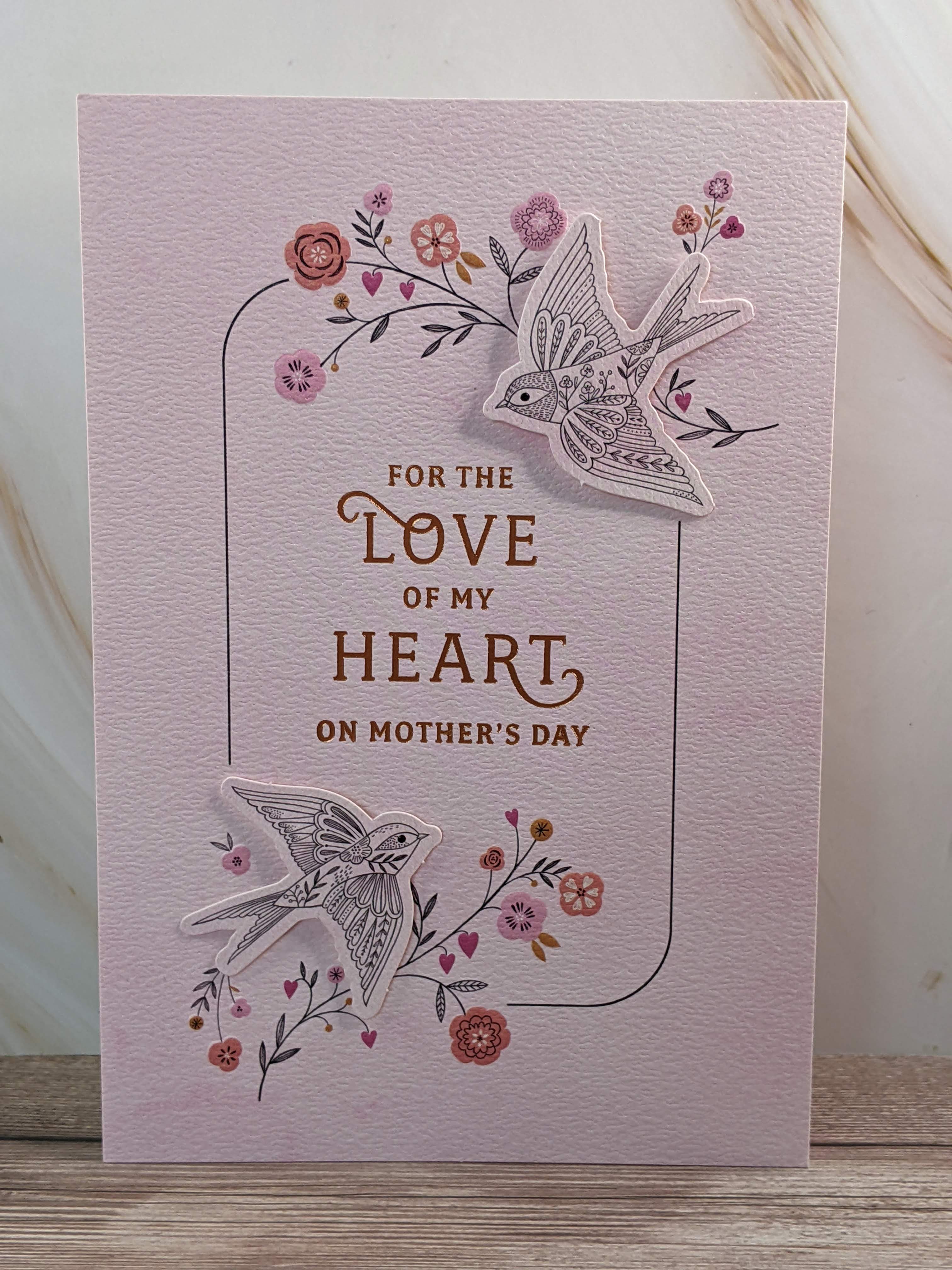 Love of My Heart Mother's Day Card for Wife