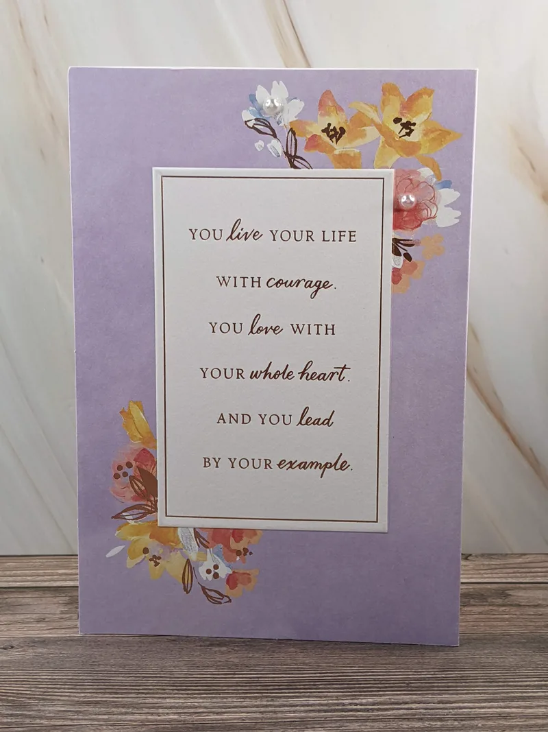 Mother's Day Card for Inspiring Mom