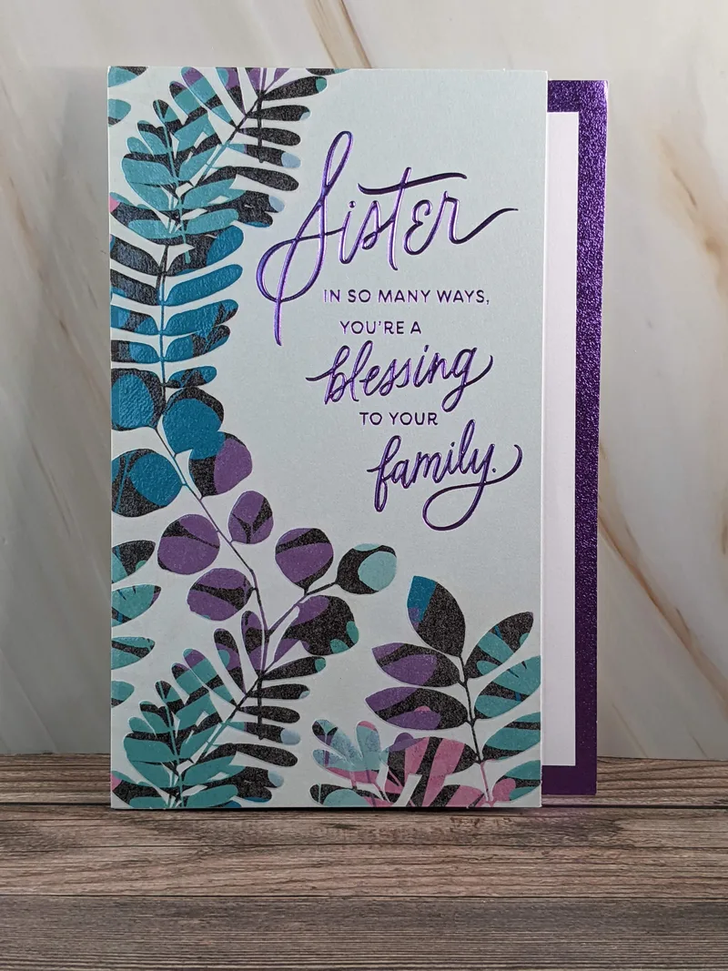 Family Blessing Mother's Day Card for Sister