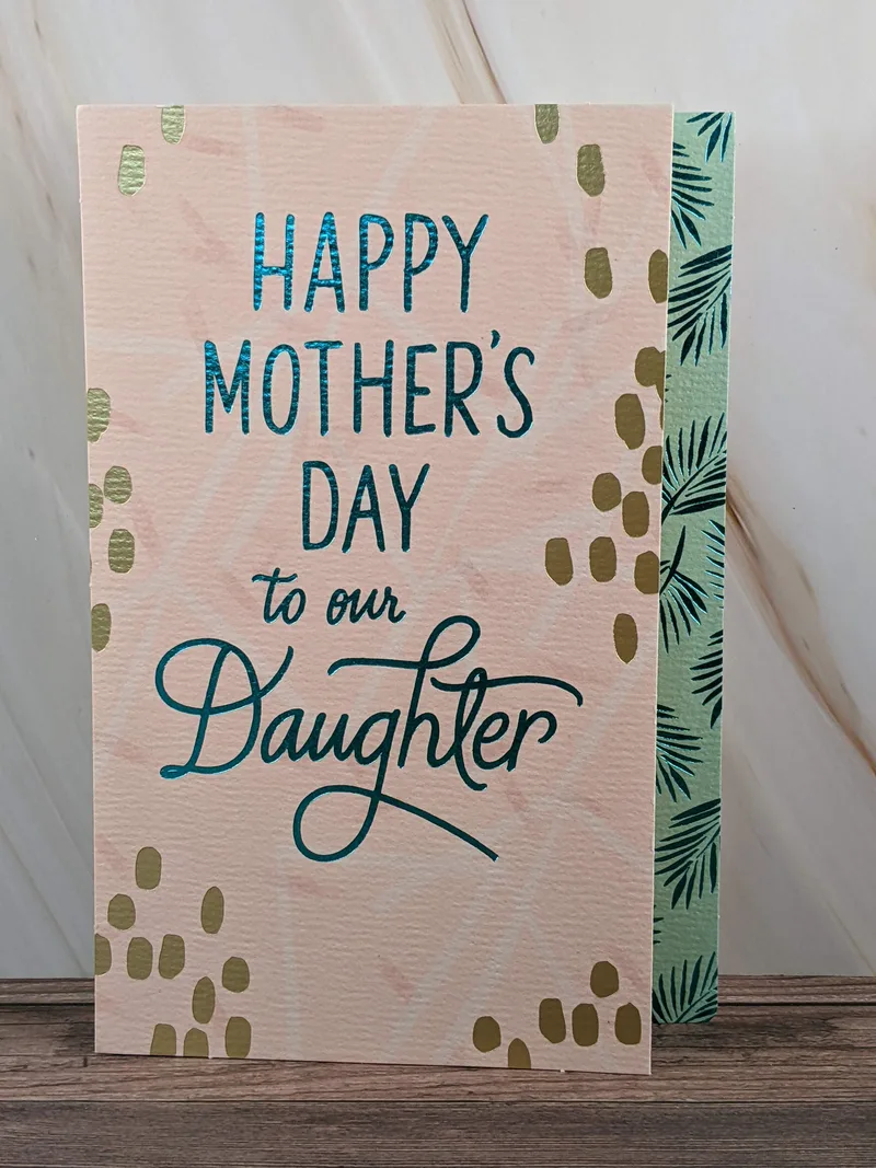 Happy Mother's Day Card to Our Daughter