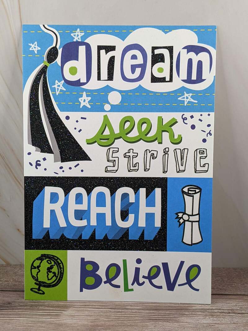 Dream to Succeed Grad Card