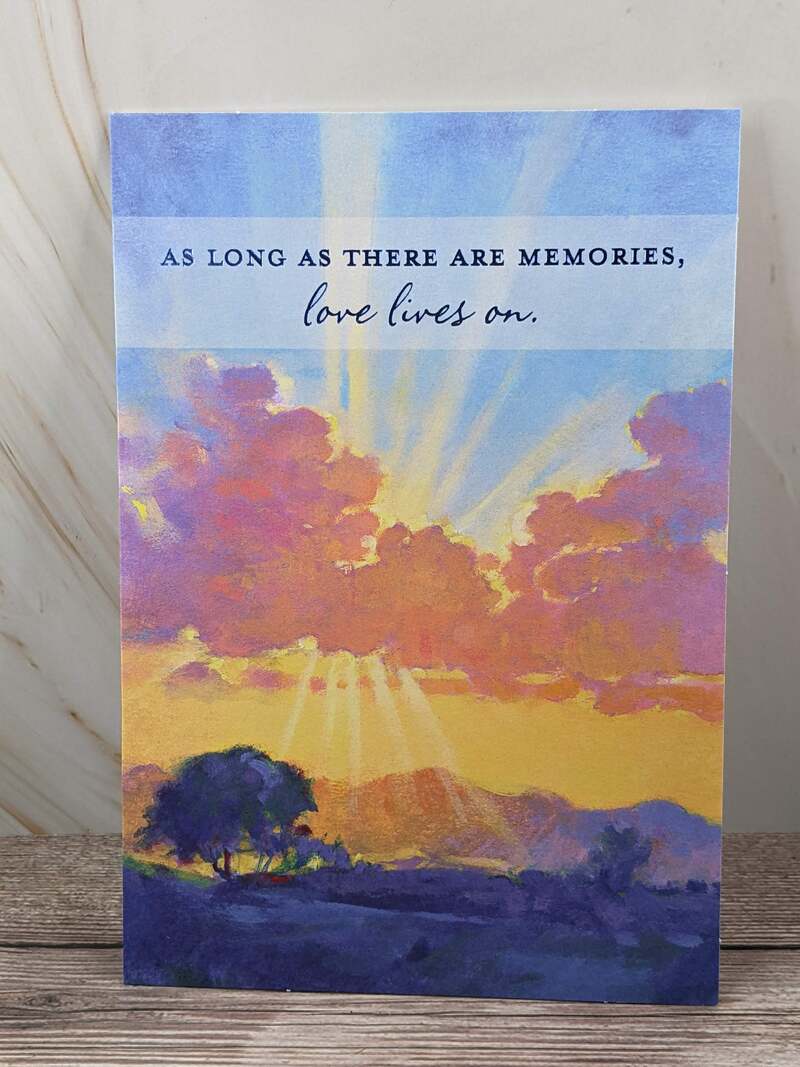 Love Lives On -Sympathy Card