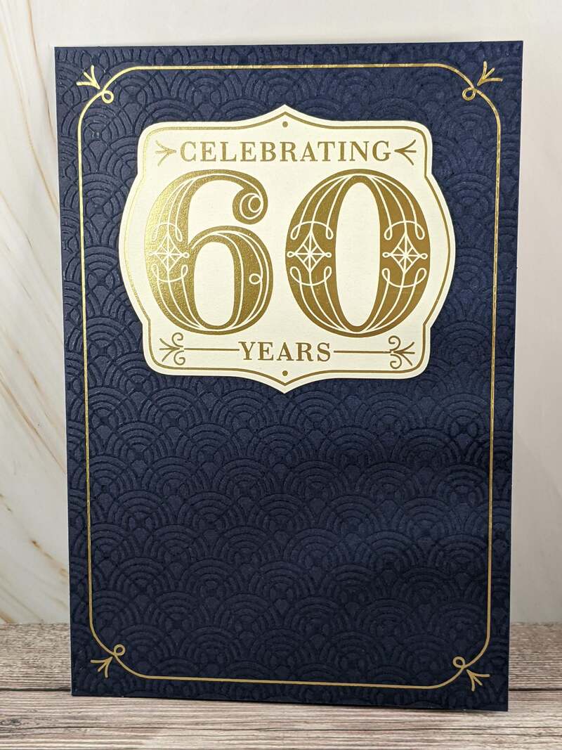 60th Birthday Card
