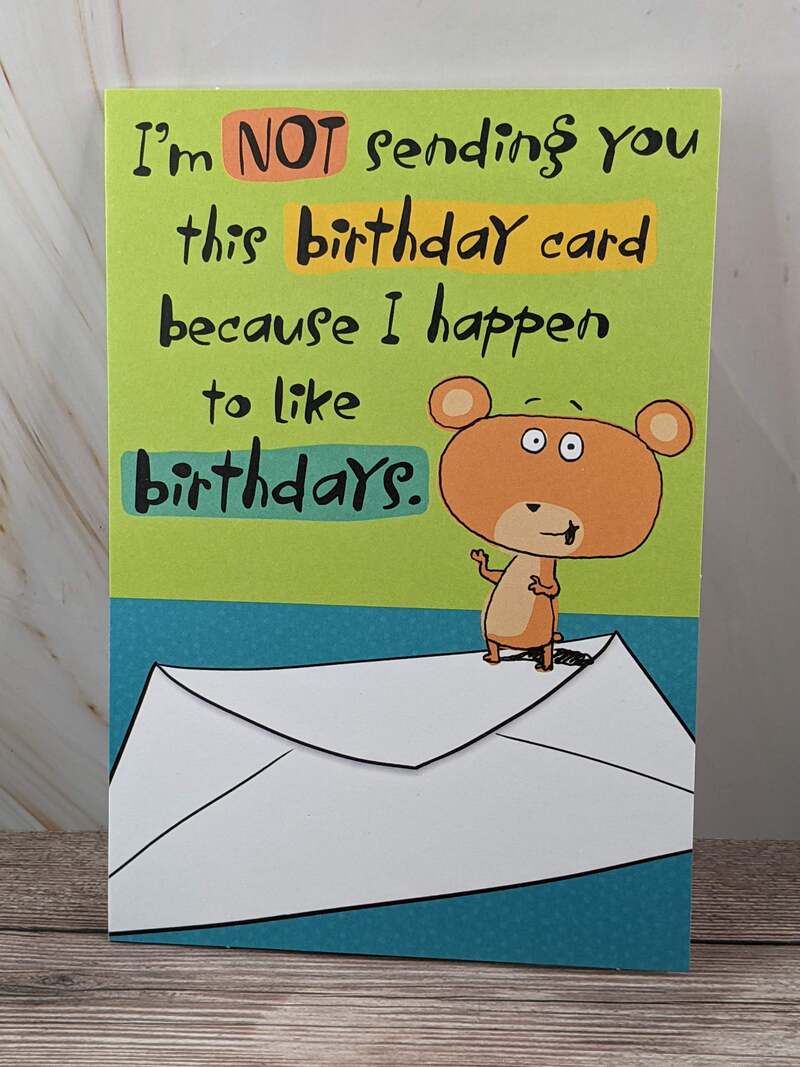 I Like YOU Birthday Card