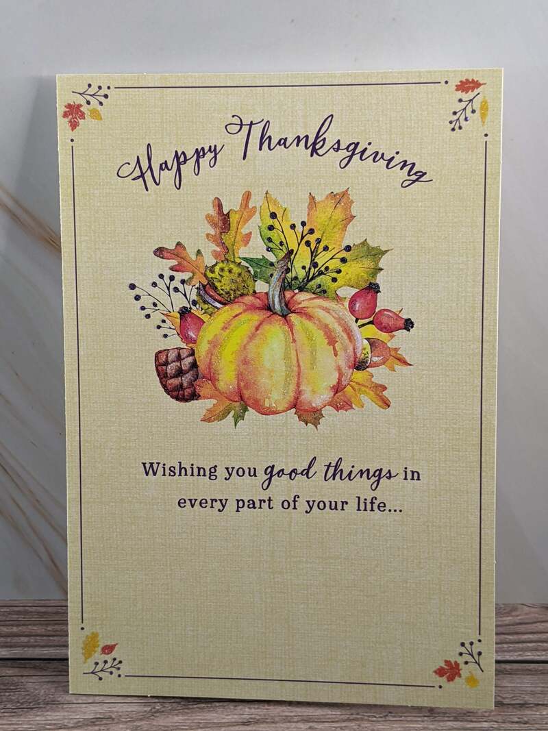 Grateful Thanksgiving Card