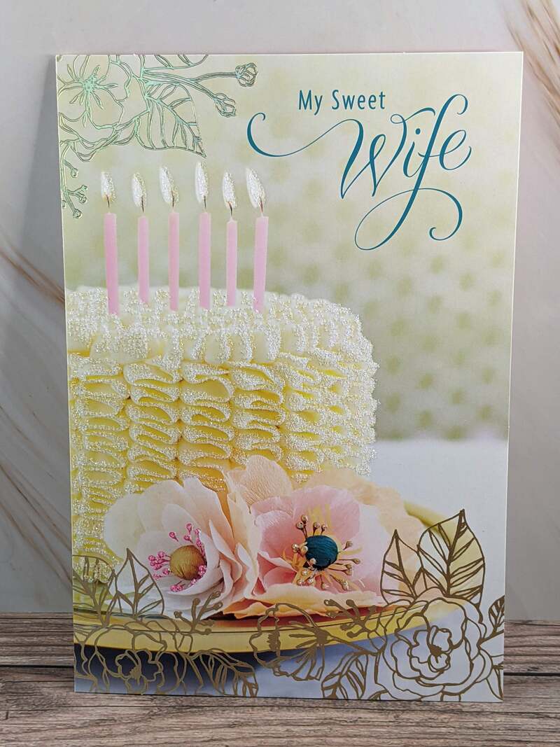 My Sweet Wife Birthday Card