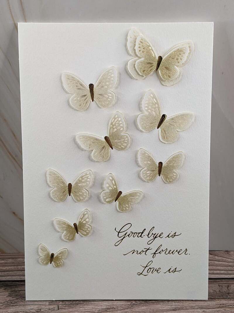 Good-Bye Is Not Forever Sympathy Card