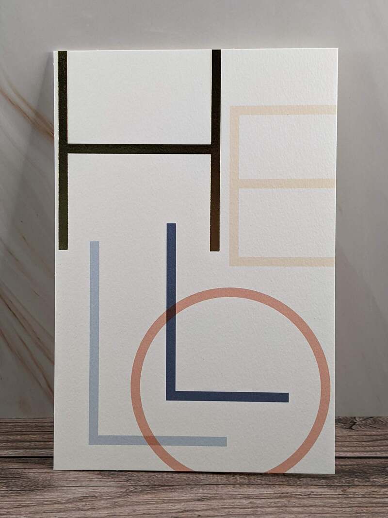 HELLO Blank Card