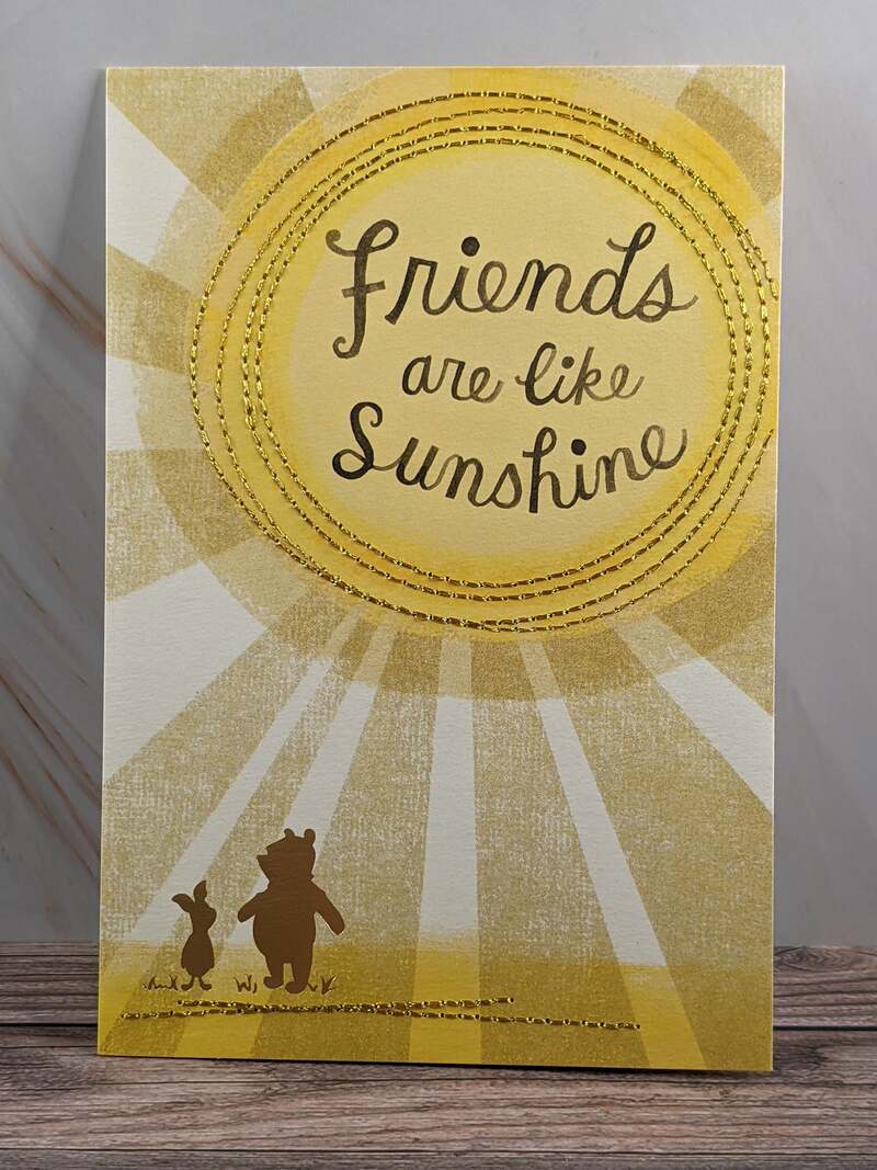 Friends Are Like Sunshine Card