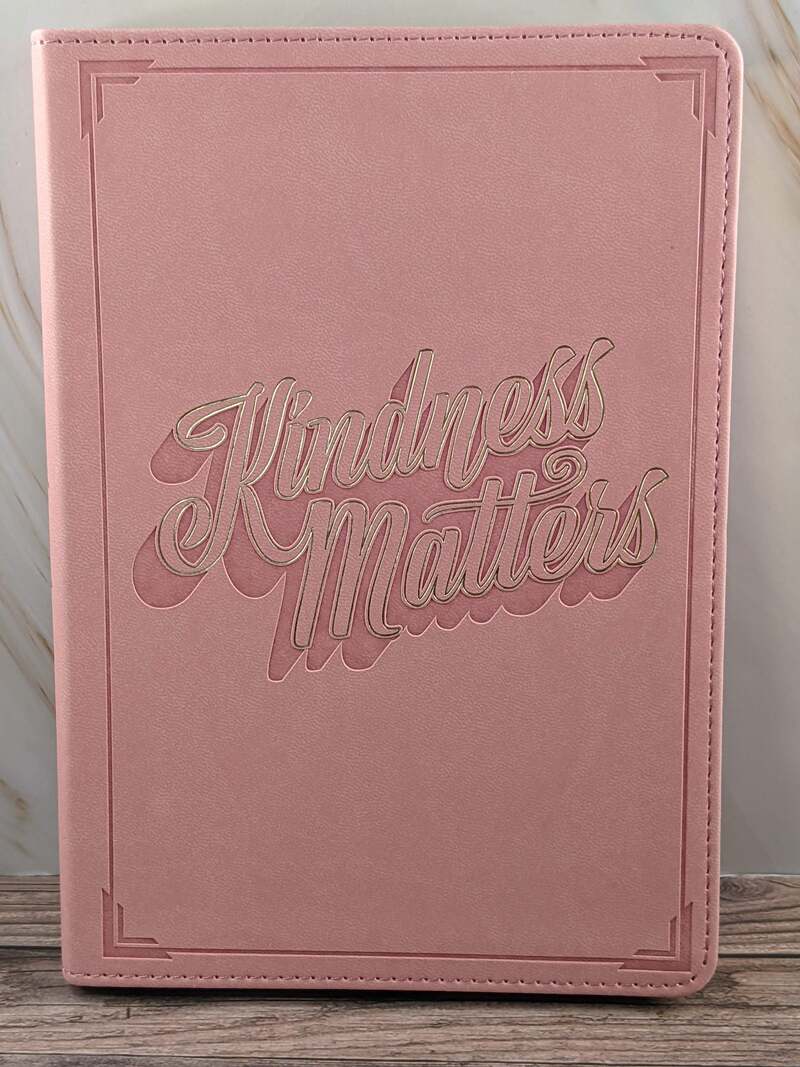Kindness Matters Faux Leather Journal