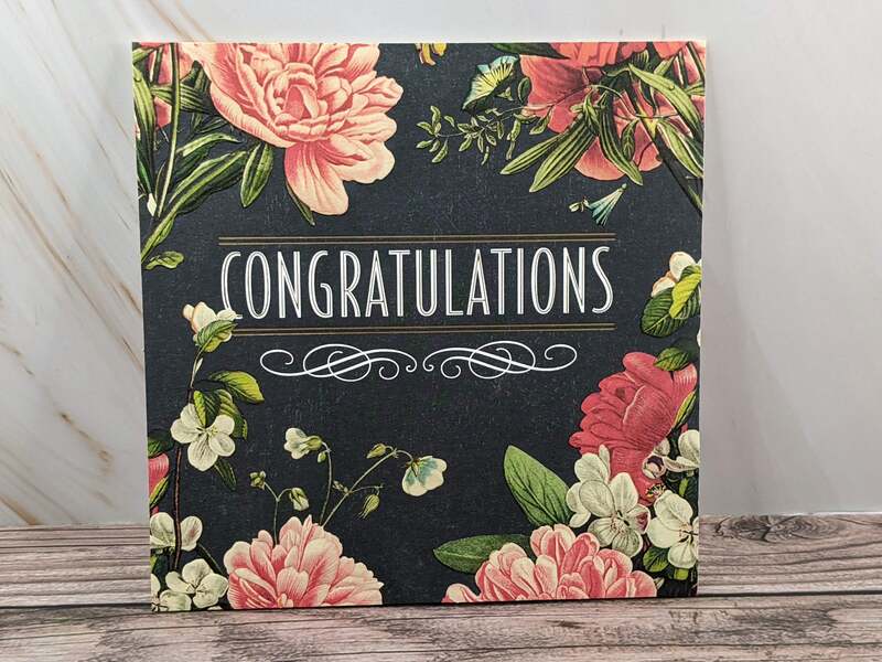 Beautiful Day Congratulations Floral Card