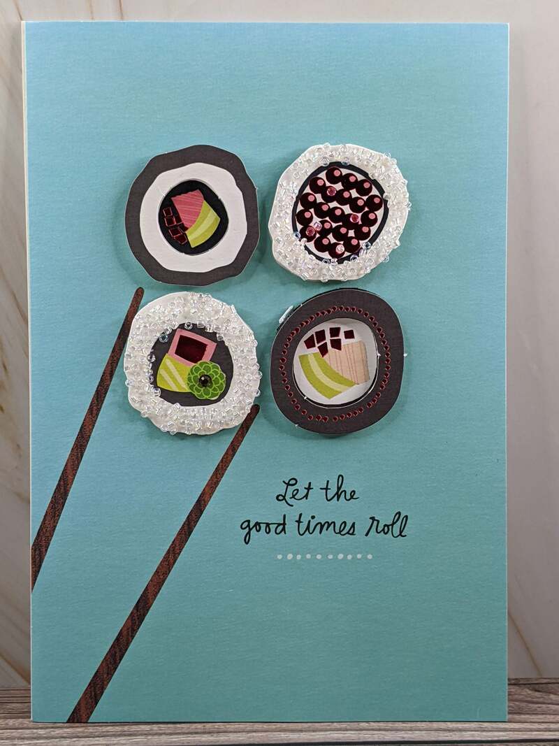 Let the Good Times Roll Birthday Card