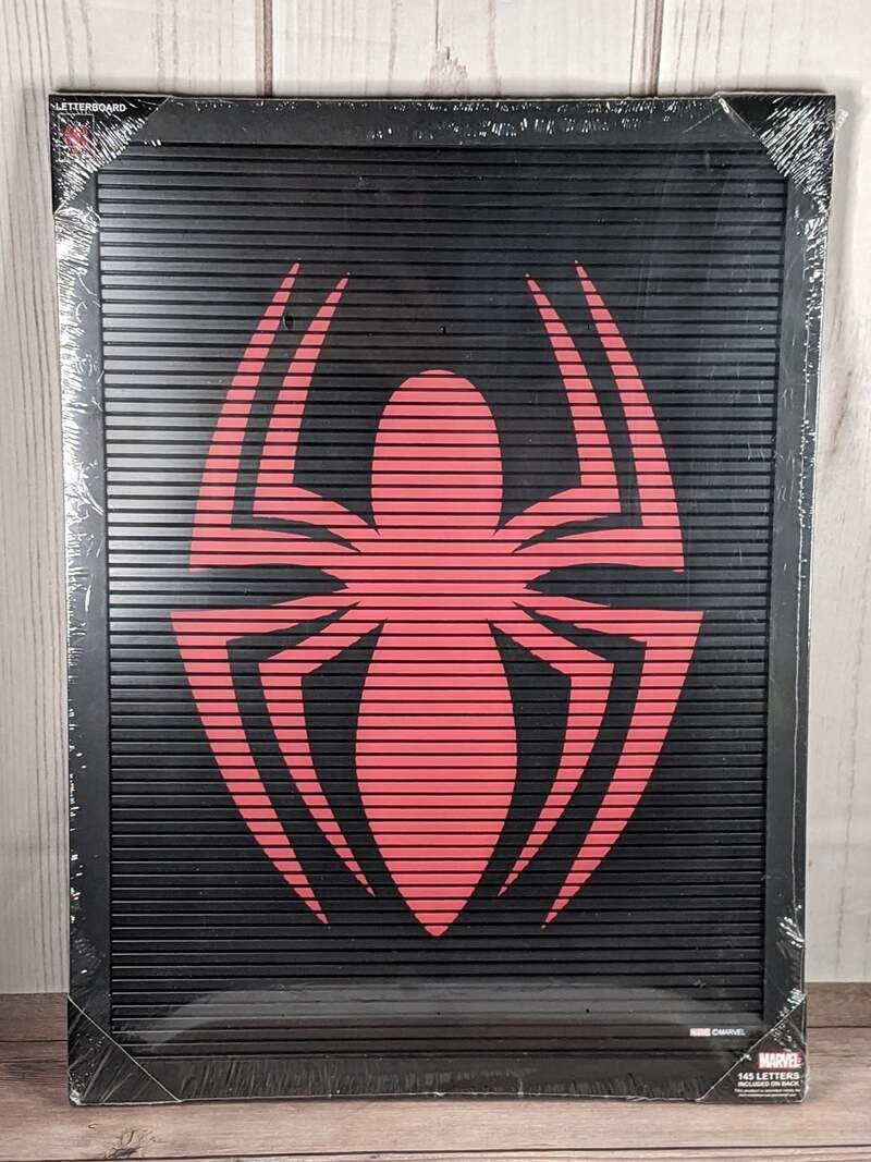 Marvel Spider-Man Letter Board with Letters