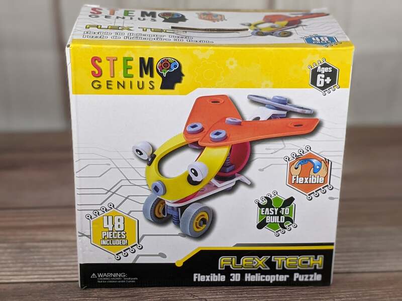 Flex Tech Flexible 3D Helicopter Puzzle