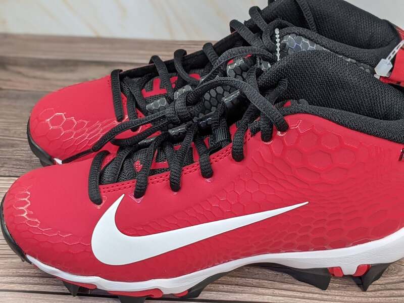 Nike Fastflex Youth Red Cleats