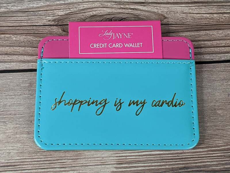 Shopping Is My Cardio Credit Card Wallet