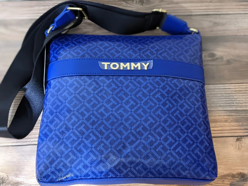 Bright Blue Tommy Crossbody Handbag