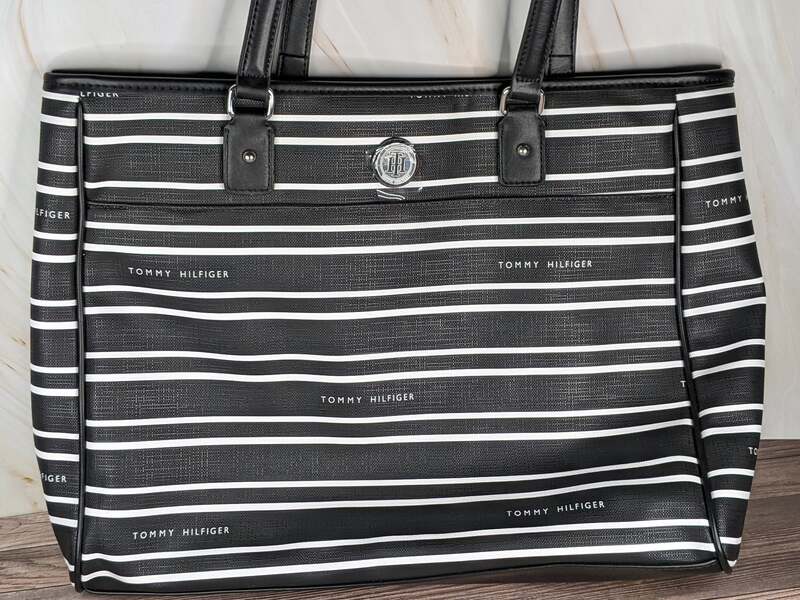BW Striped Tommy Tote