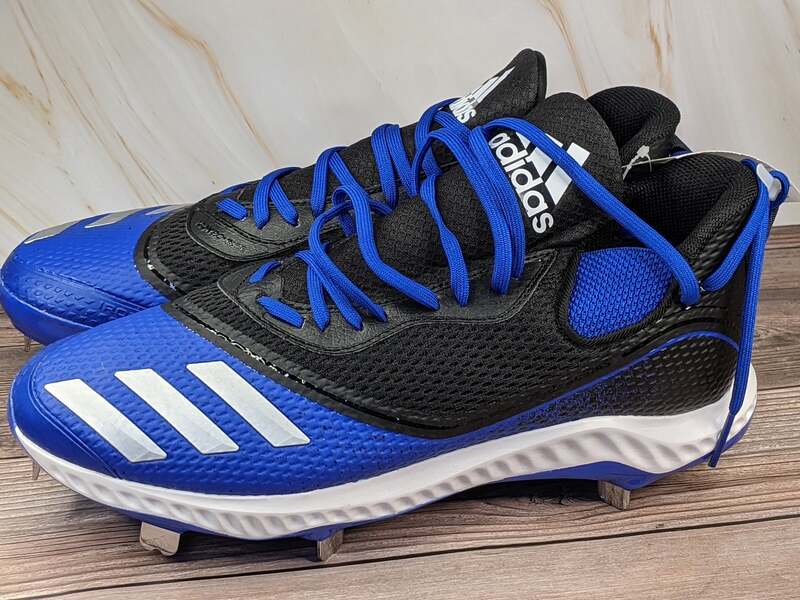Adidas Blue Bounce Metal Baseball Cleats