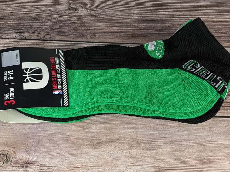 Celtics Men's Low Cut 3 Pair Socks