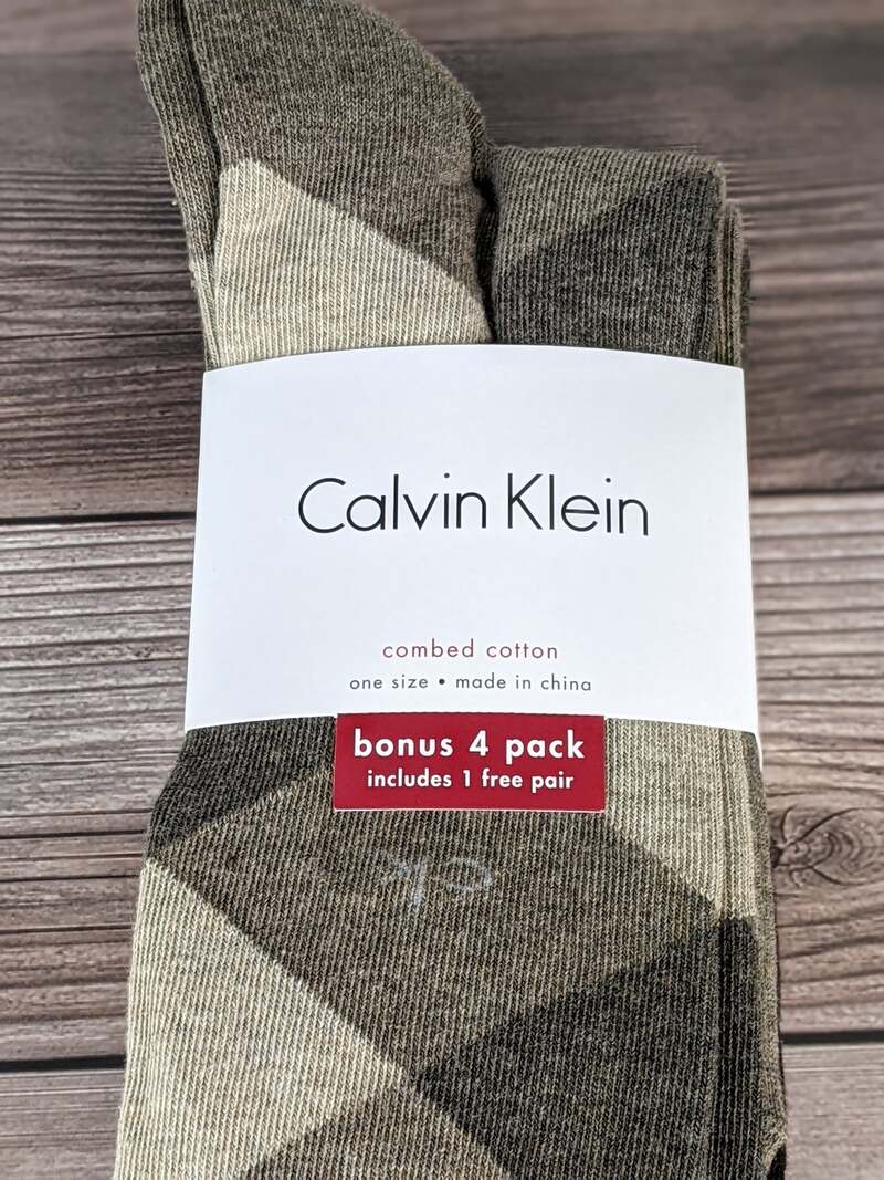 Calvin Klein Combed Cotton Crew Socks