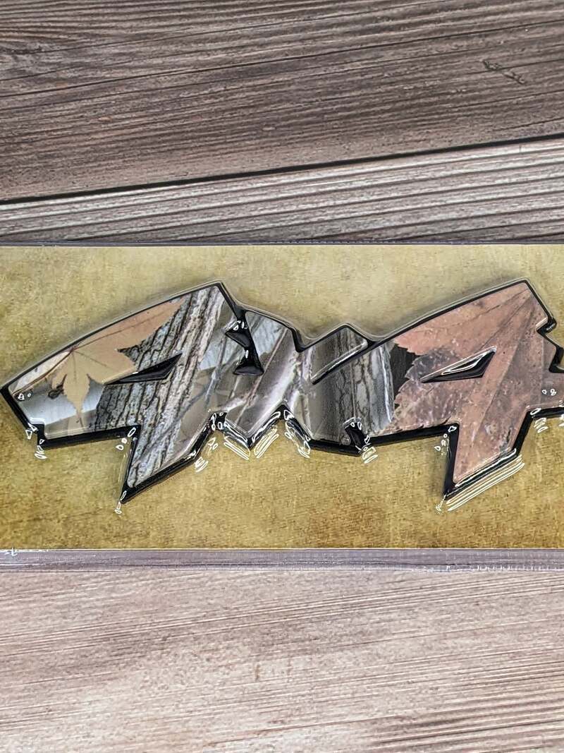 Camouflage 4x4 Auto Emblem
