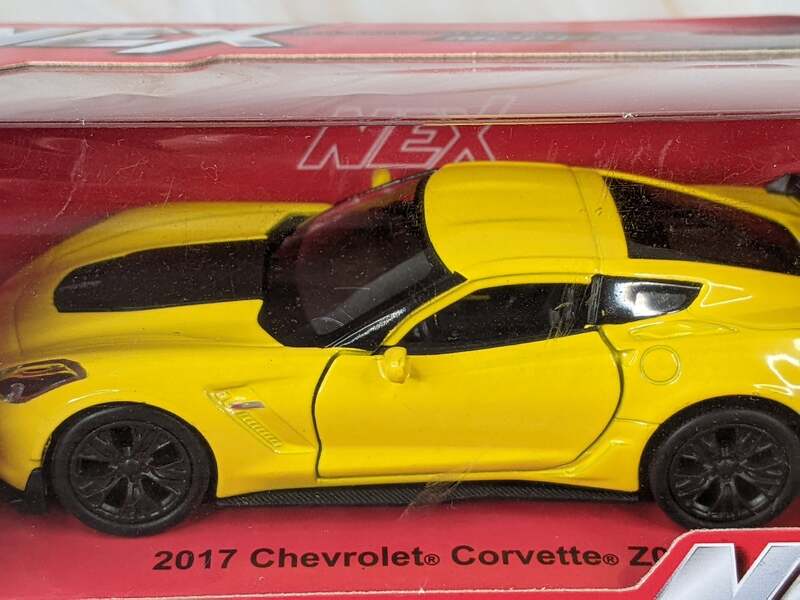 2017 Chevrolet Corvette Z06 Pull Back Car
