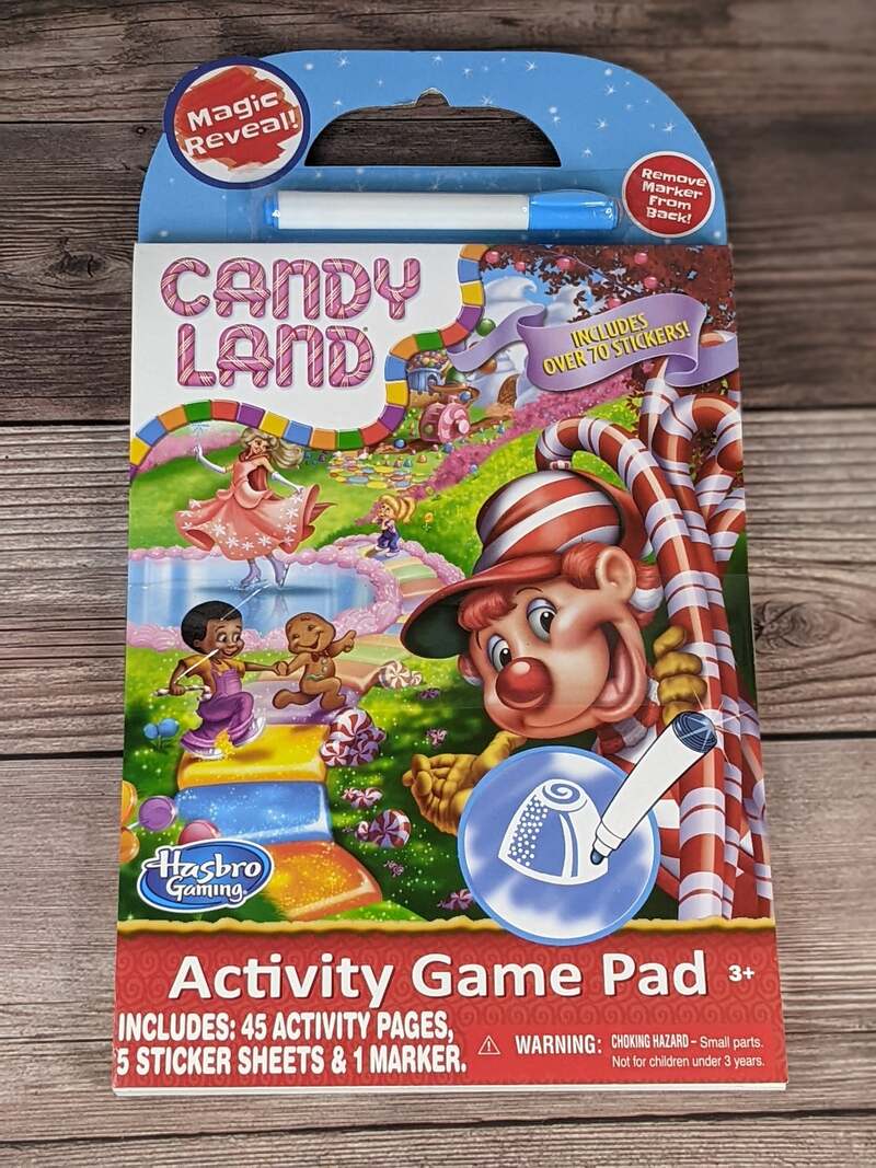 Candy Land Magic Reveal Activity Game Pad
