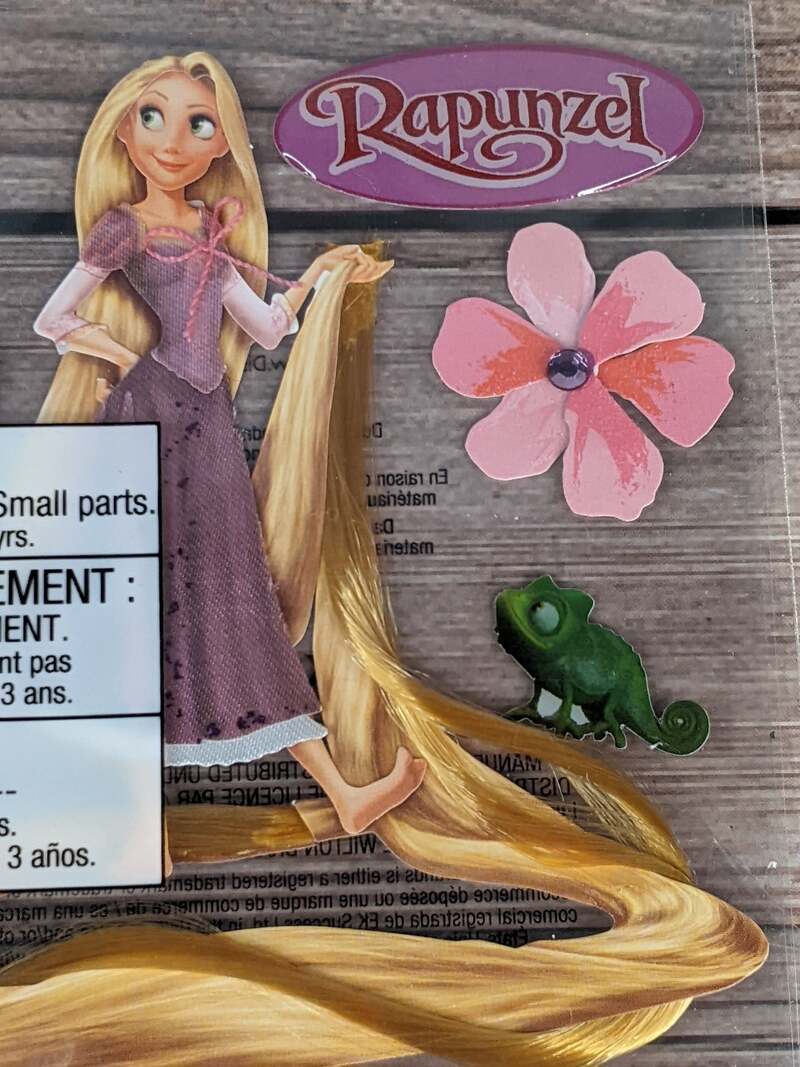 Rapunzel Tangled Dimensional Sticker Pack